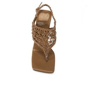 Jeffrey Campbell Tan Woven Millena Sandals size  8.5